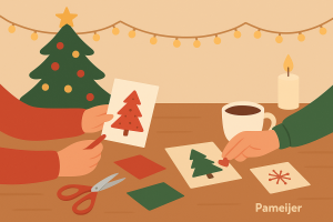 Kerstkaarten maken